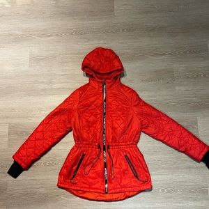 Red Michael Kors quilted jacket